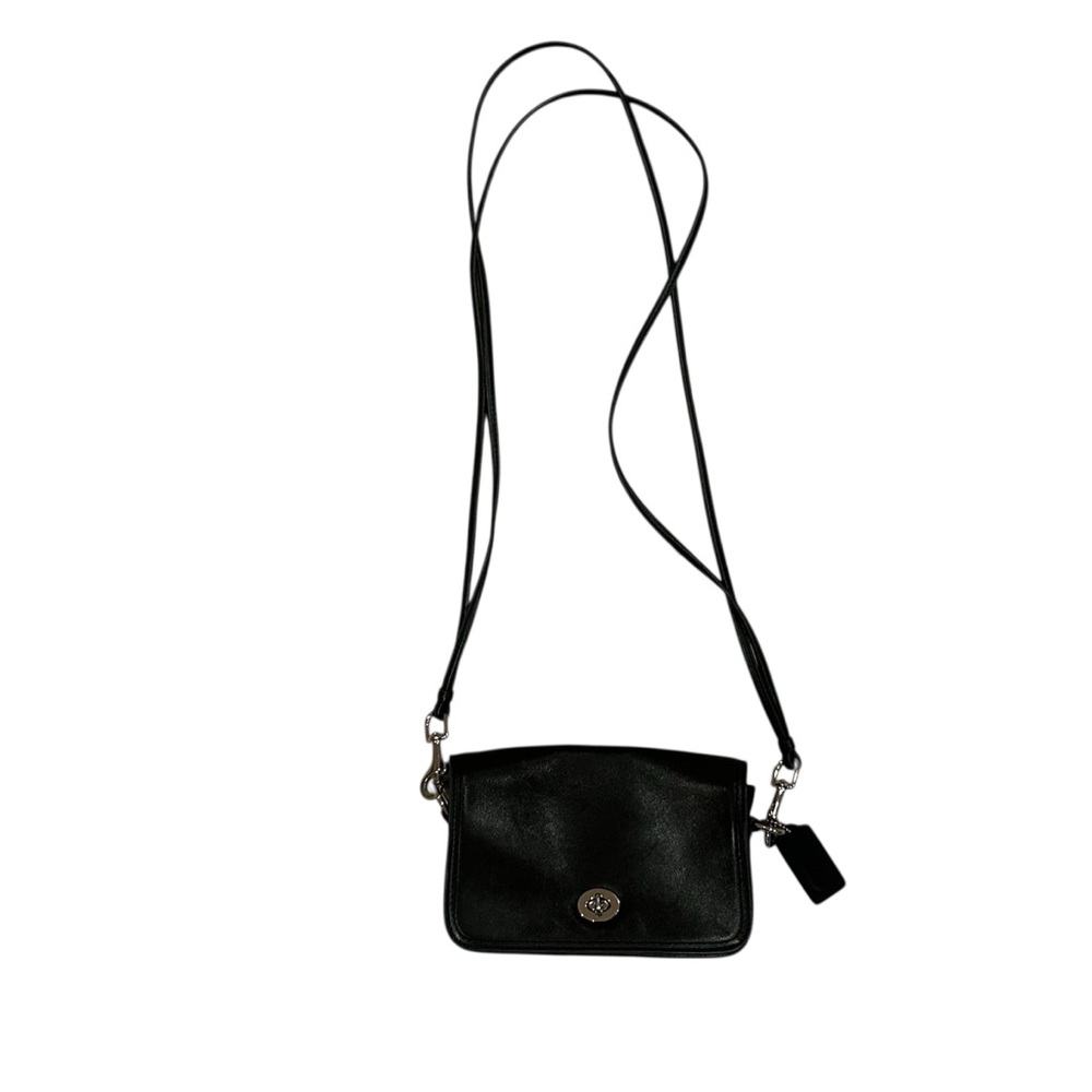 Coach Black Leather Crossbody Bag - Picture 3 of 9